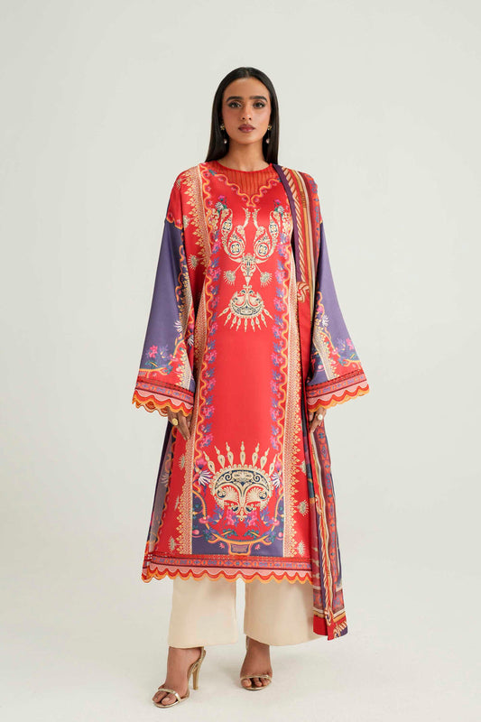 Akbar Aslam | Silk Pret | Coral