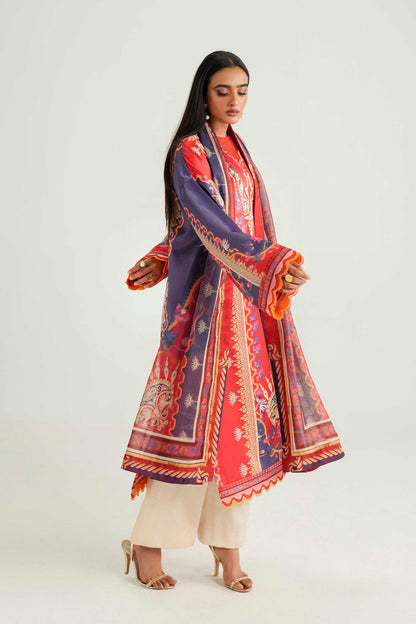 Akbar Aslam | Silk Pret | Coral