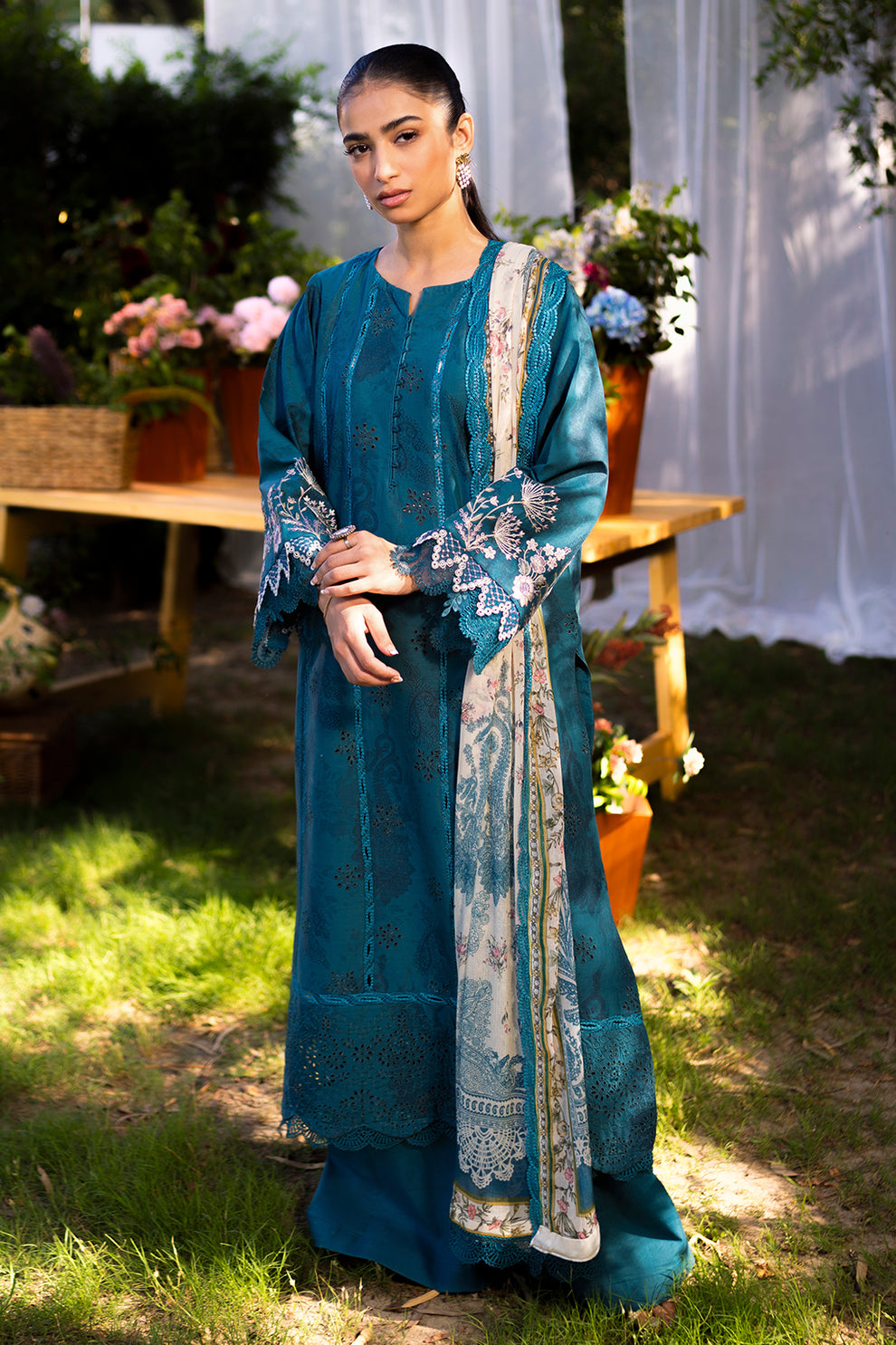 Neeshay | Summer Lines Printkari | LAGOON - House Of Anaya