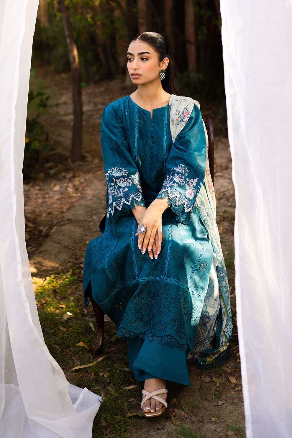 Neeshay | Summer Lines Printkari | LAGOON - House Of Anaya