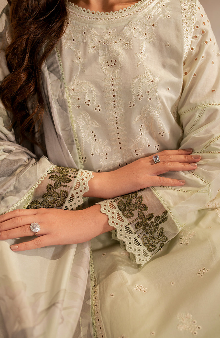 Zarif | Summer Lawn 25 | UNST-LWN-08 ROOHAL - House Of Anaya