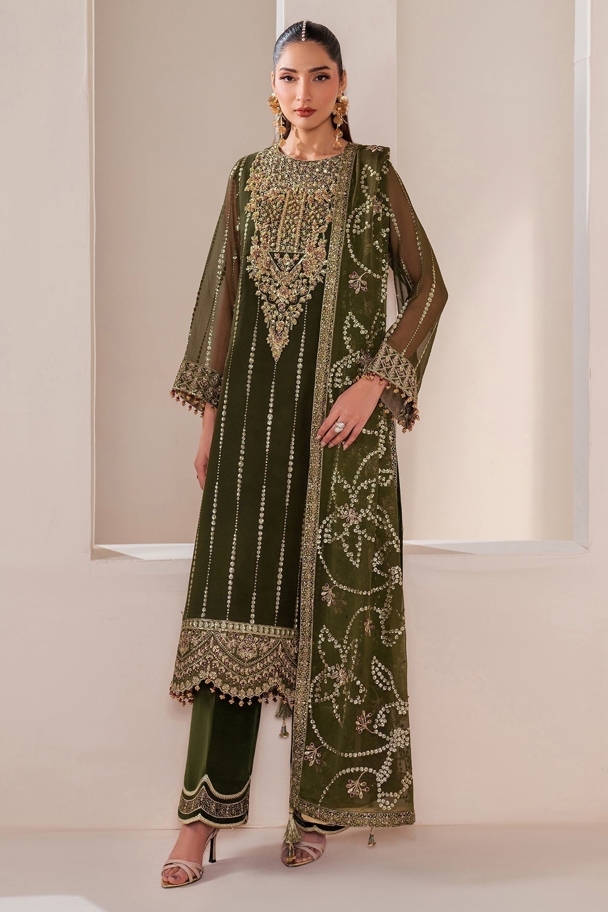 Alizeh | Handcrafted Eid Edit 25 | AF-HM-4033-Olivia