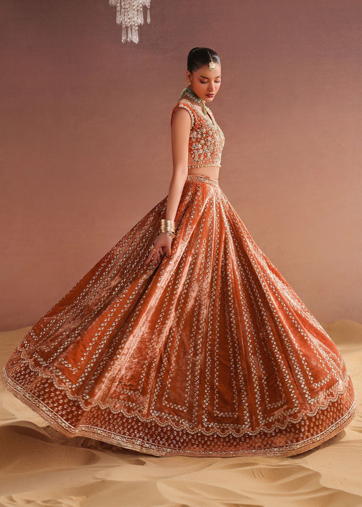 Dastoor | Maahi Luxury Pret | Dahlia