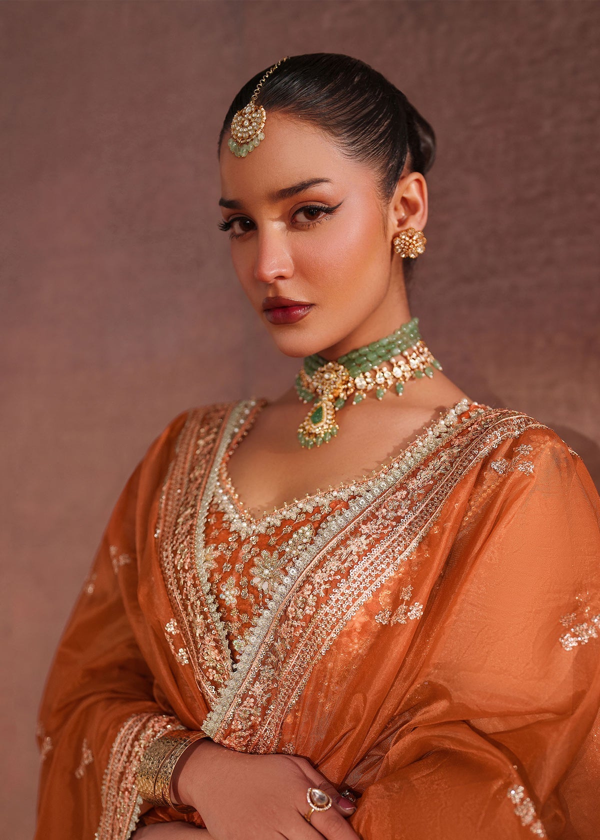 Dastoor | Maahi Luxury Pret | Dahlia