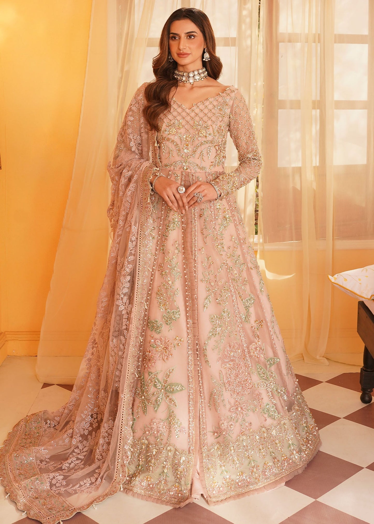 Mehak Yaqoob | Serene Vol 3 | Salmon Pink - Libasekhas