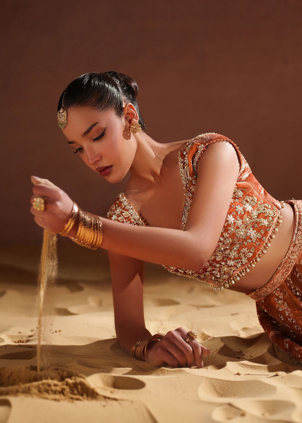 Dastoor | Maahi Luxury Pret | Dahlia