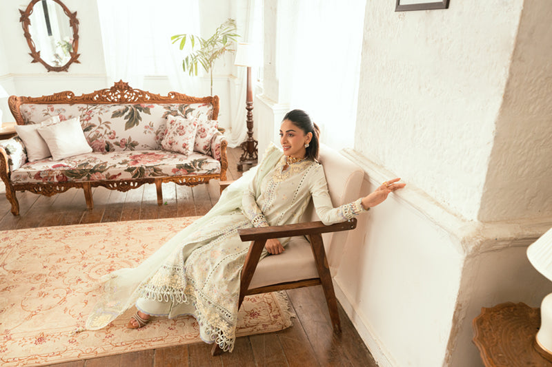 Qalamkar | Luxury Lawn Eid Edit | SB-08 Rimsha