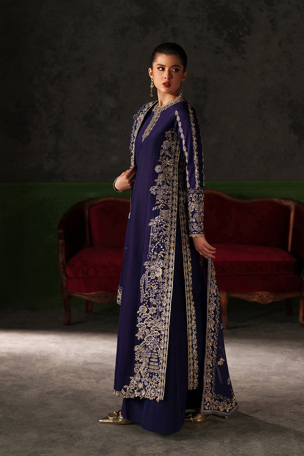 Emaan Adeel | Verve Silk Edit | AZURE SAPPHIRE - S0514