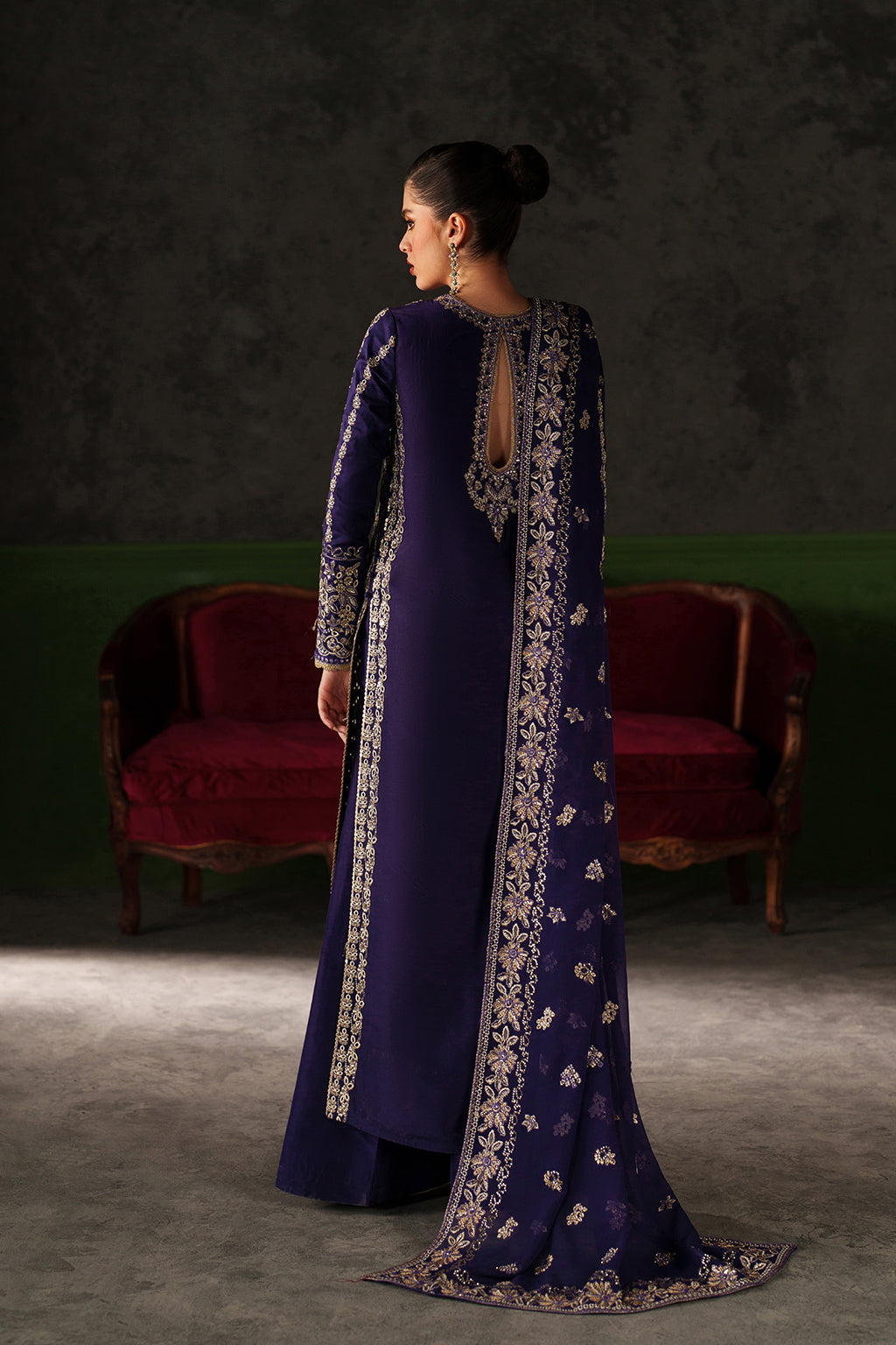 Emaan Adeel | Verve Silk Edit | AZURE SAPPHIRE - S0514