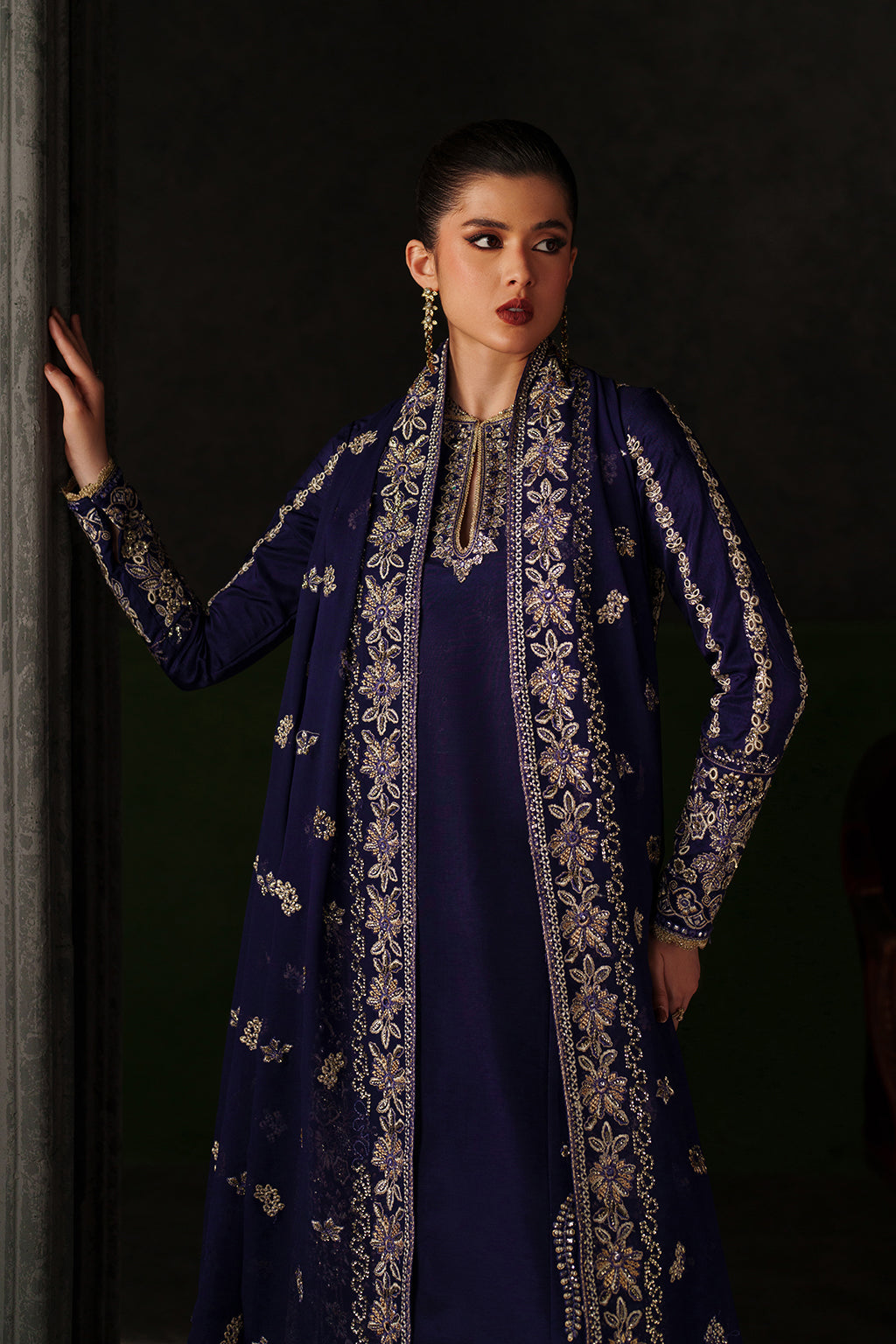 Emaan Adeel | Verve Silk Edit | AZURE SAPPHIRE - S0514