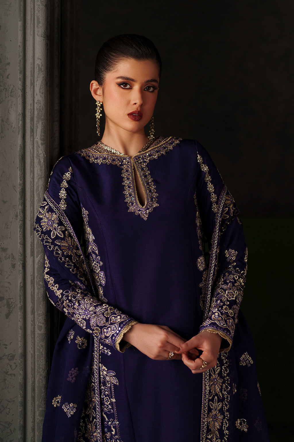 Emaan Adeel | Verve Silk Edit | AZURE SAPPHIRE - S0514