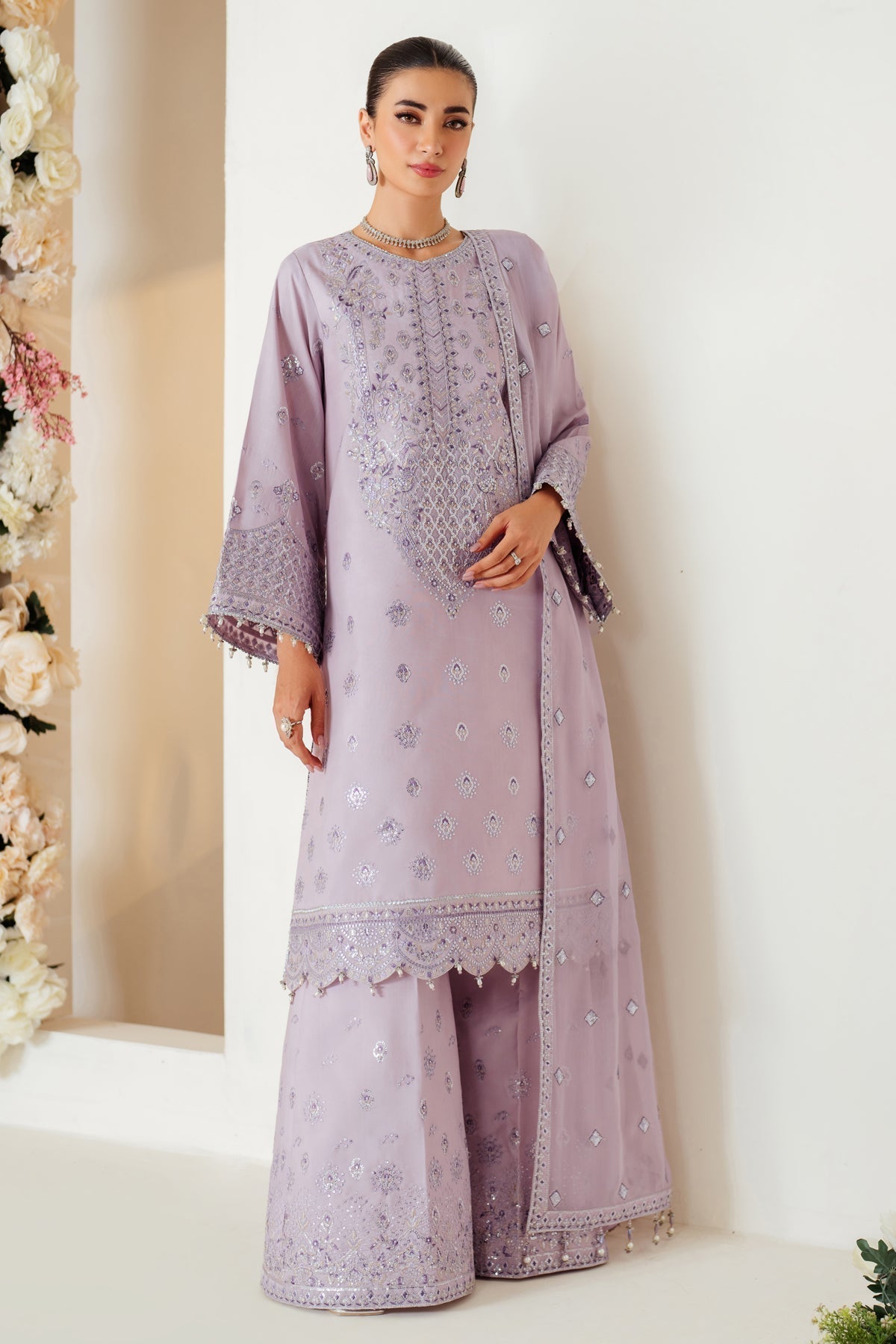 Alizeh | Luxury Raw Silk | AF-RS-02-BERRY - House Of Anaya