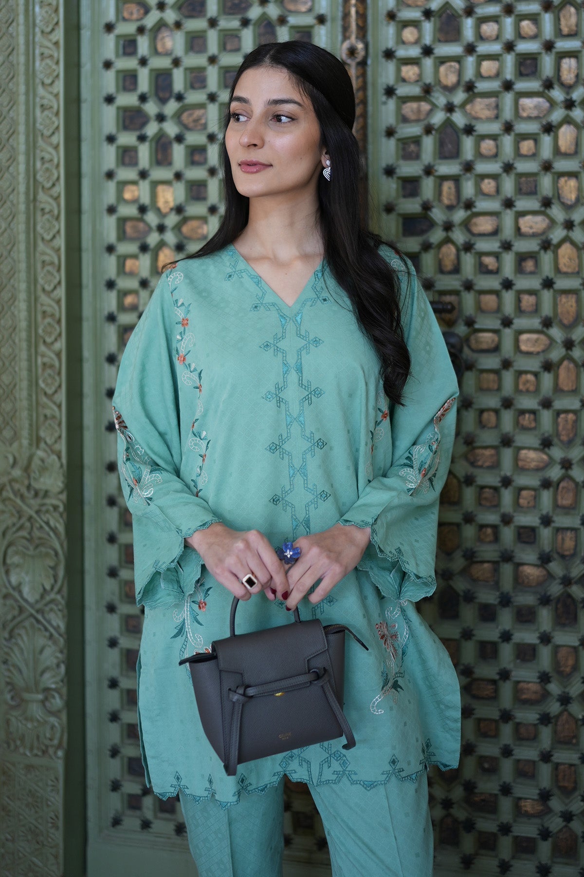 Sahar | Ready to Wear Basics | Teal Oasis - House Of Anaya