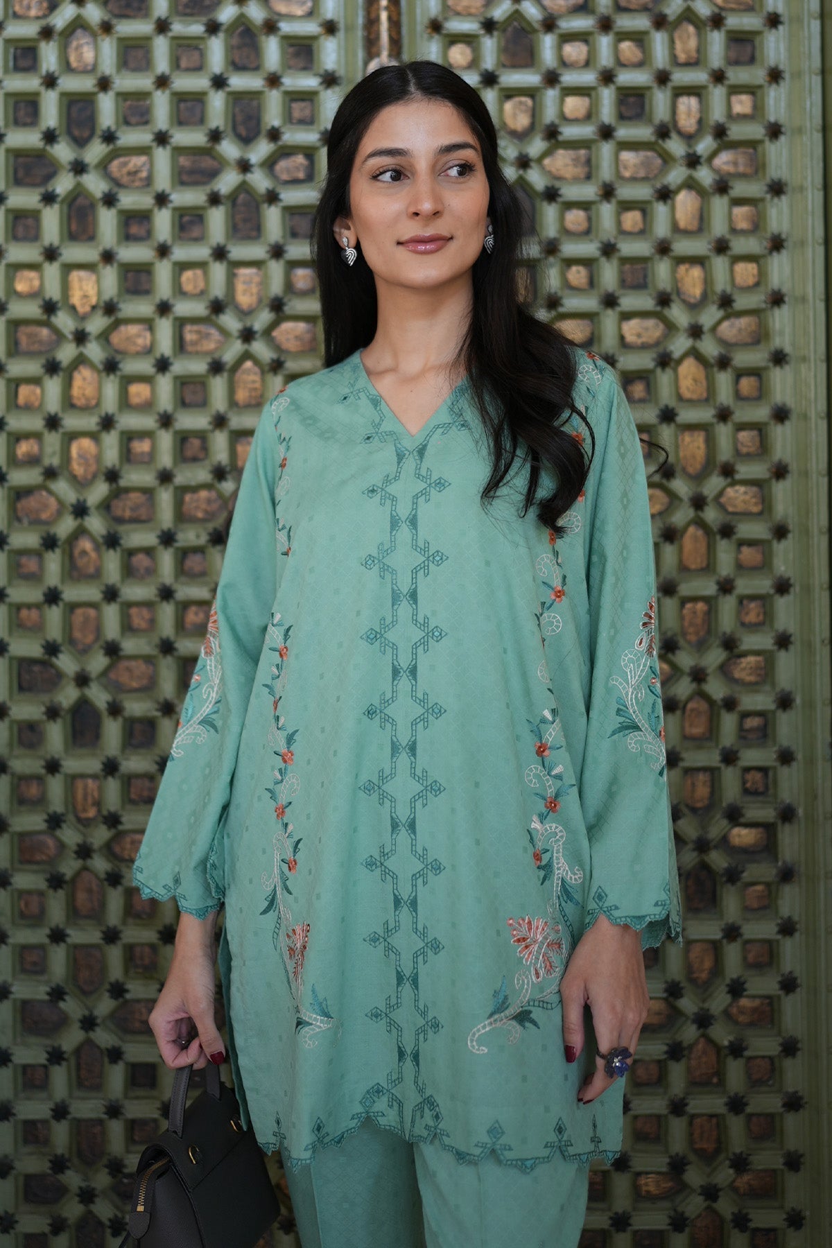 Sahar | Ready to Wear Basics | Teal Oasis - House Of Anaya