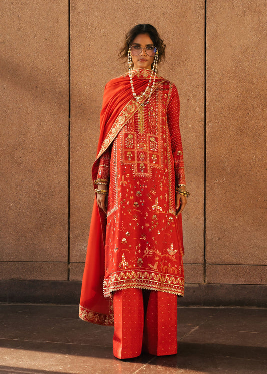 Crimson | Crimson Eid Prints | Patakha - Scarlet