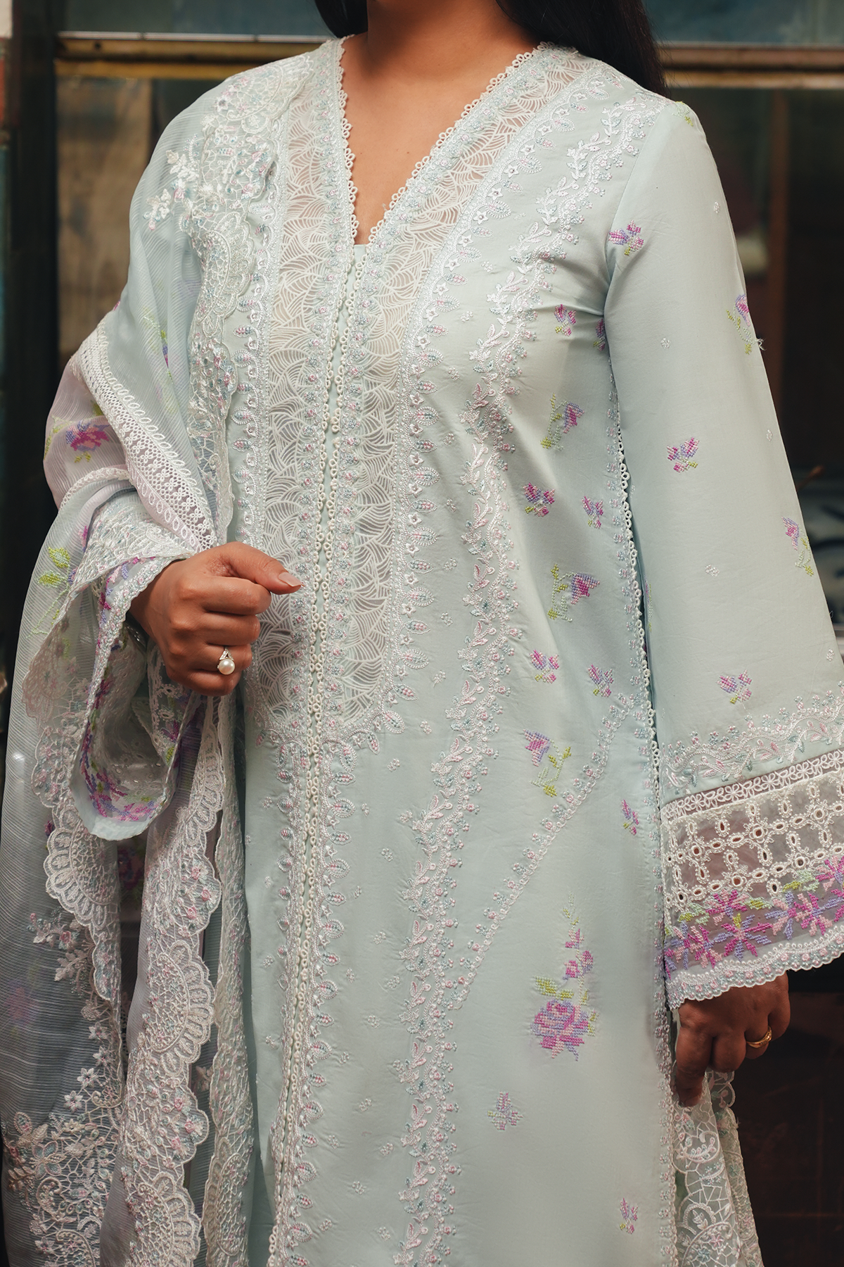 Afrozeh | Sheer Khurma Eid Pret 26 | CHAM CHAM