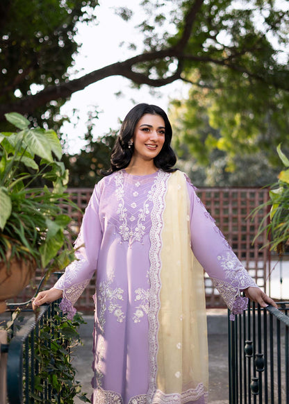 Fozia Khalid | Blossom Festive Lawn 25 | Iris - House Of Anaya