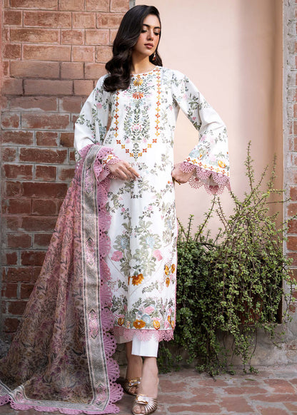 Fozia Khalid | Blossom Festive Lawn 25 | Lilly - House Of Anaya