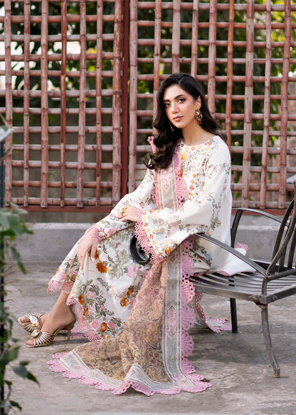 Fozia Khalid | Blossom Festive Lawn 25 | Lilly - House Of Anaya