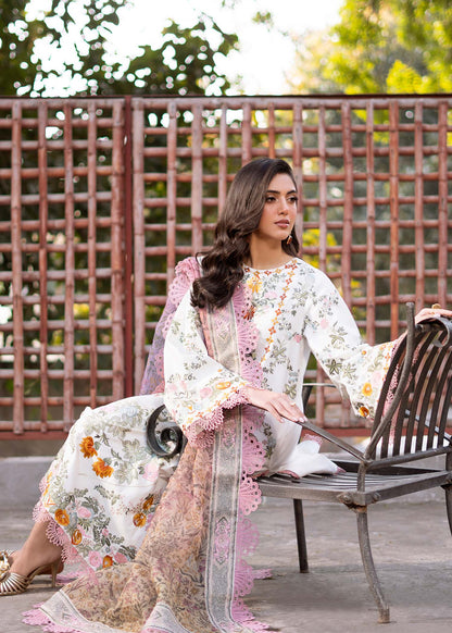 Fozia Khalid | Blossom Festive Lawn 25 | Lilly - House Of Anaya