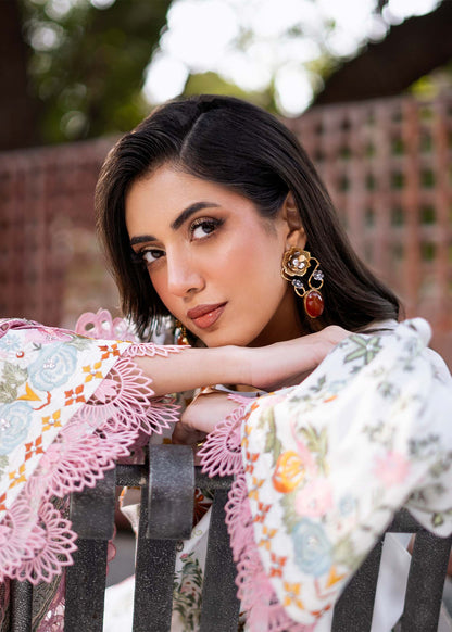 Fozia Khalid | Blossom Festive Lawn 25 | Lilly - House Of Anaya