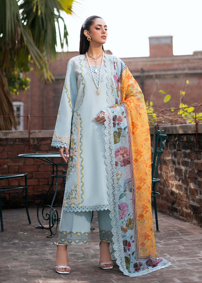 Fozia Khalid | Blossom Festive Lawn 25 |Freesia - House Of Anaya