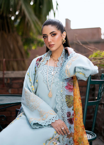Fozia Khalid | Blossom Festive Lawn 25 |Freesia - House Of Anaya