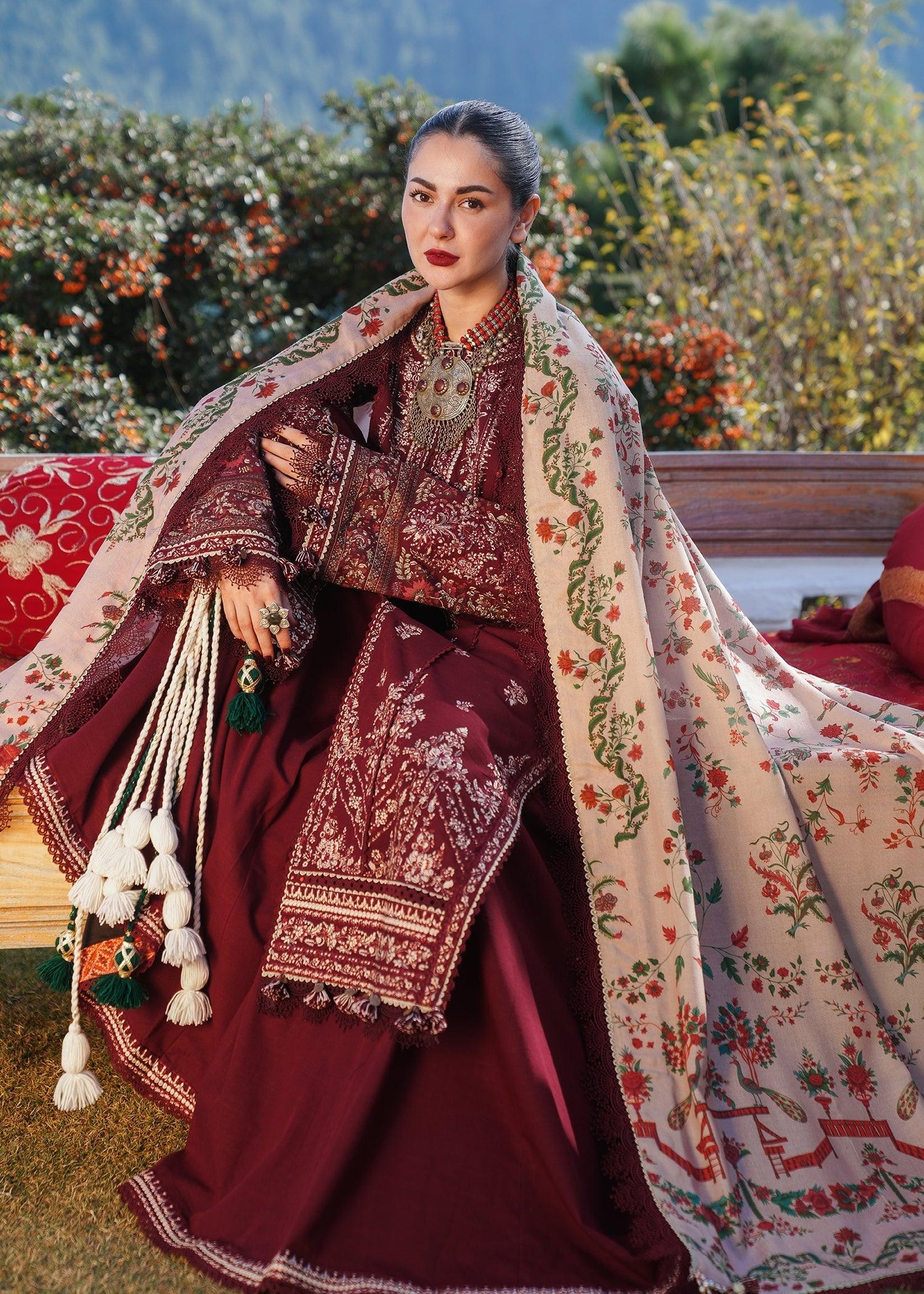 Hussain Rehar | Winter Shawl 24 | Zaran