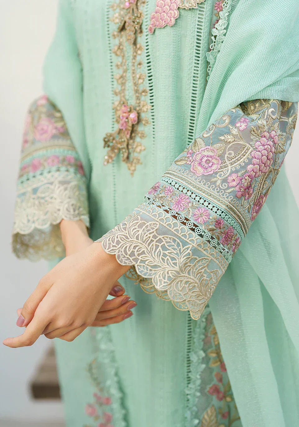 Zarqash | Belle Ame 24 | BL 006 Aqua Blue - House Of Anaya