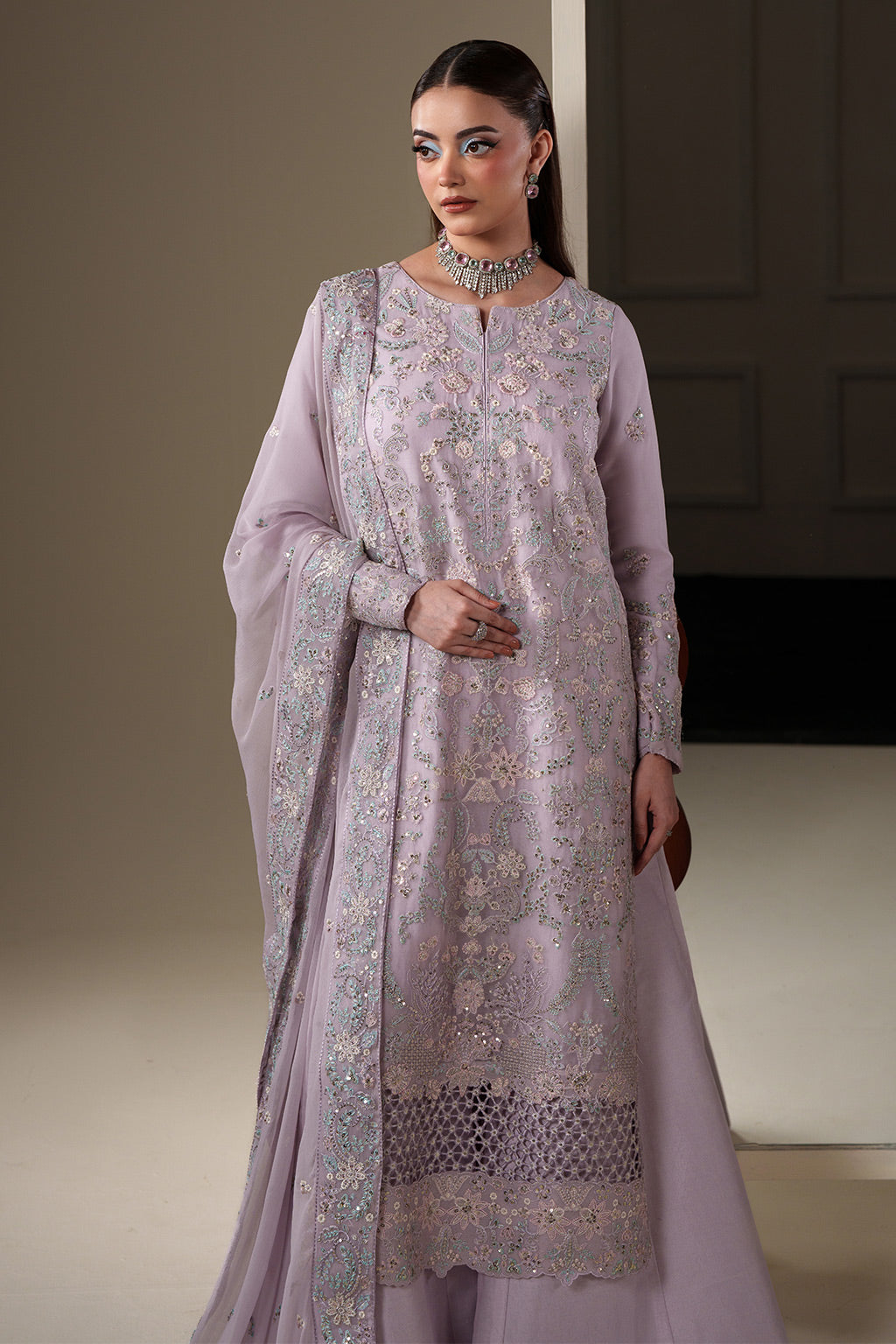Emaan Adeel | Nouvelle Luxury Chiffon | MIRA - S0446 - L
