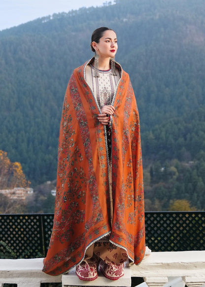 Hussain Rehar | Winter Shawl 24 | Almas