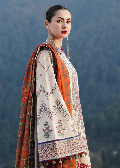 Hussain Rehar | Winter Shawl 24 | Almas