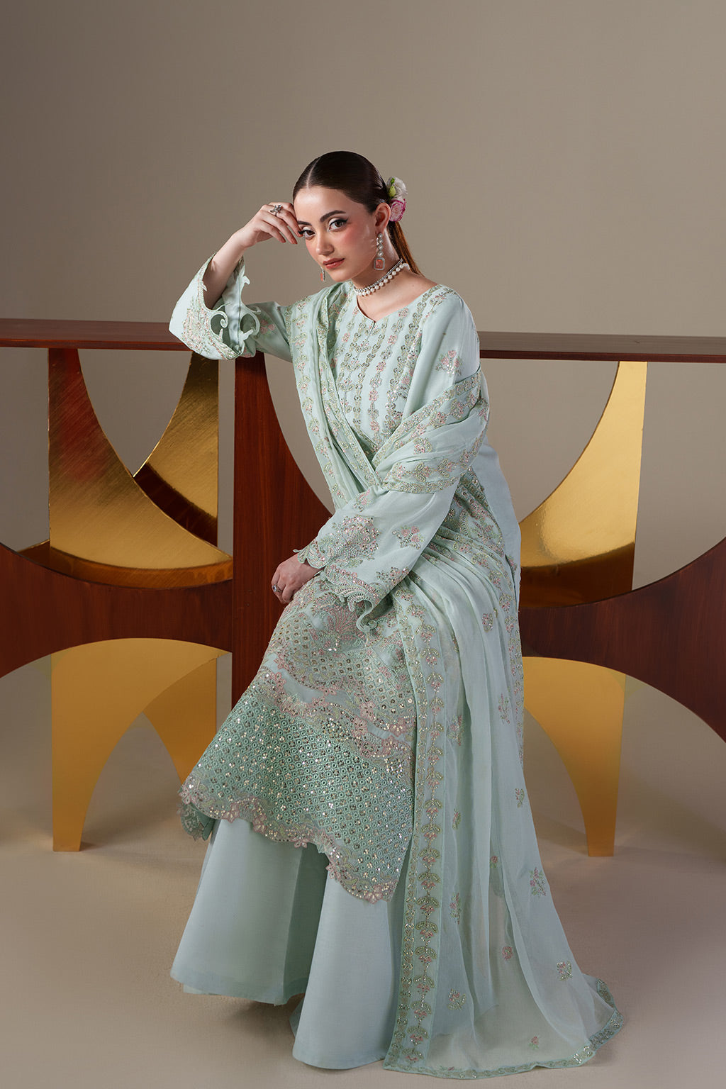 Emaan Adeel | Nouvelle Luxury Chiffon | ORLA - S0444 - L