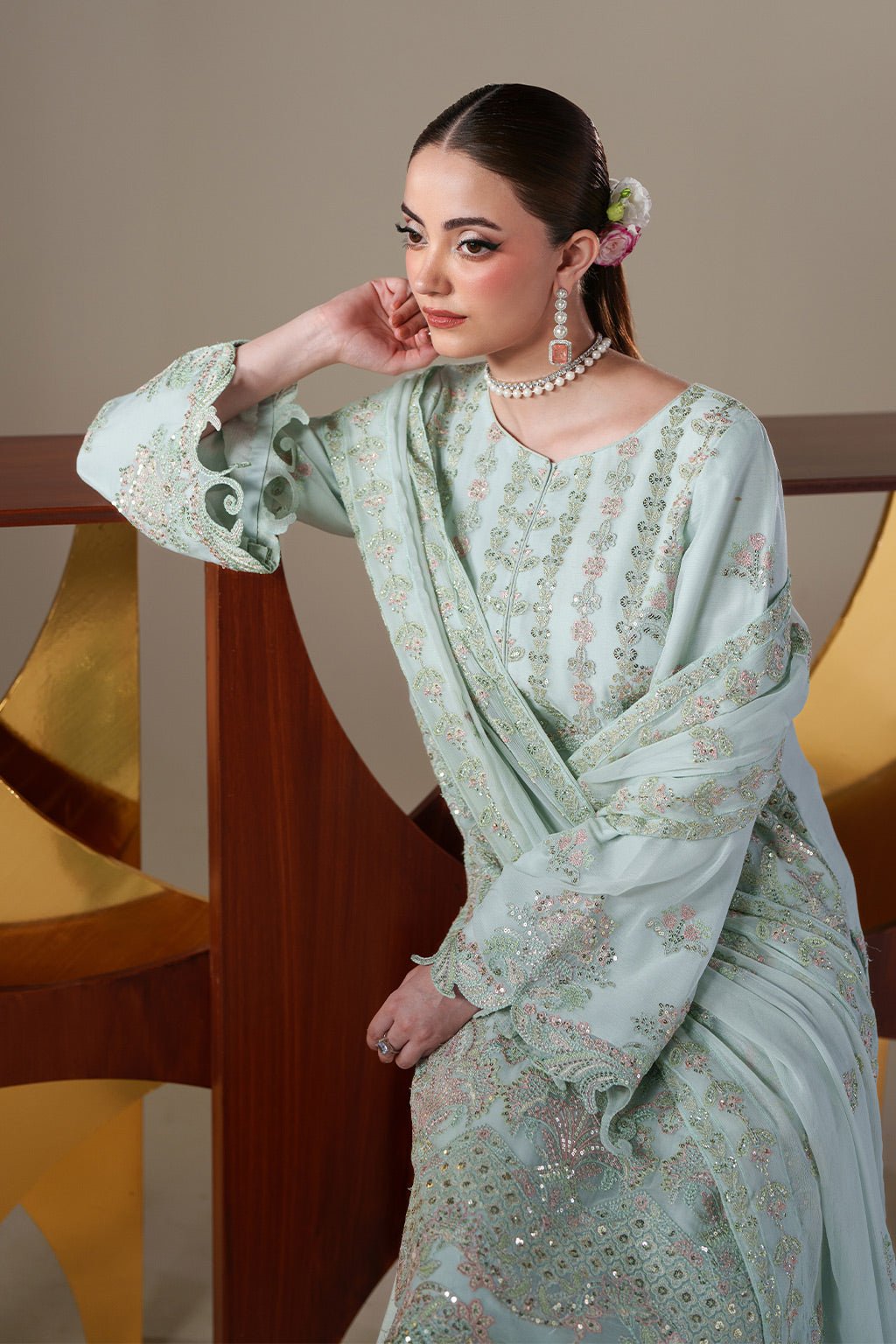 Emaan Adeel | Nouvelle Luxury Chiffon | ORLA - S0444 - XL