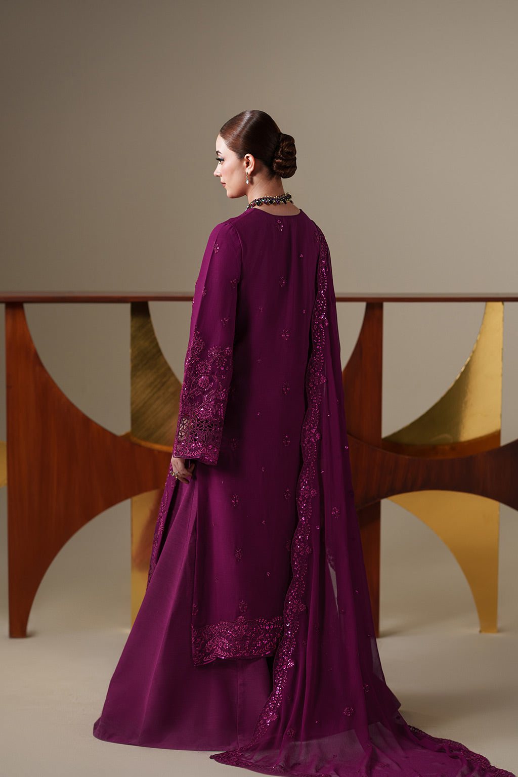 Emaan Adeel | Nouvelle Luxury Chiffon | THEA - S0445 - S