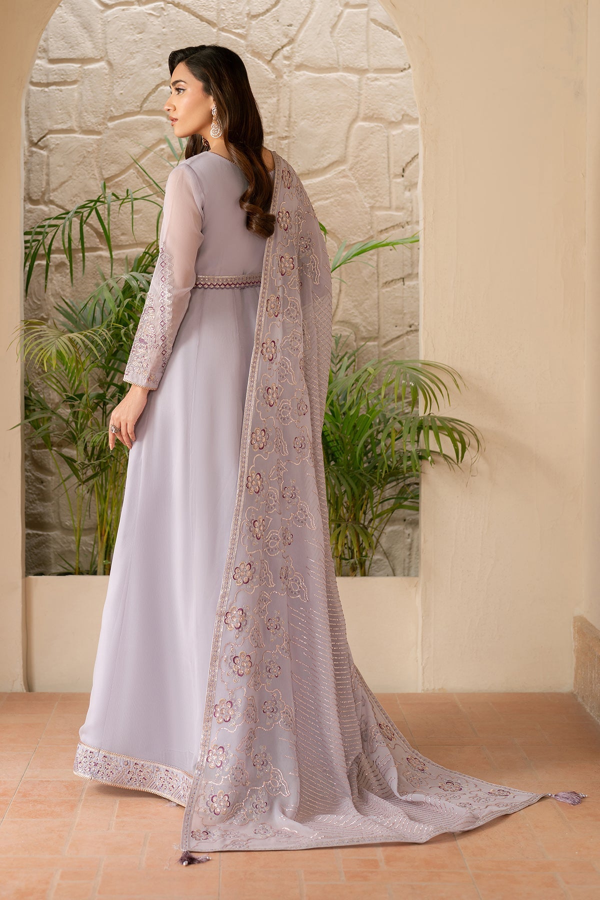 Alizeh | Ready to wear | Lilac Dress 3 piece - RTW1028