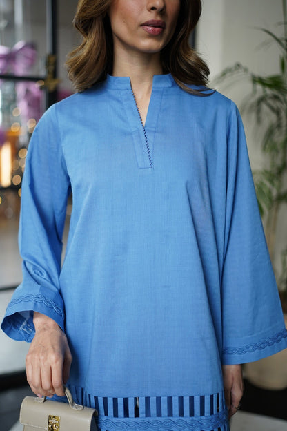 Sahar | Ready to Wear Basics | Azure Elegance - House Of Anaya