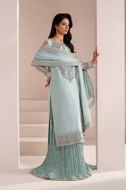Alizeh | Aymal Handcrafted Luxury Formals | AF-BHM-4063-Azure