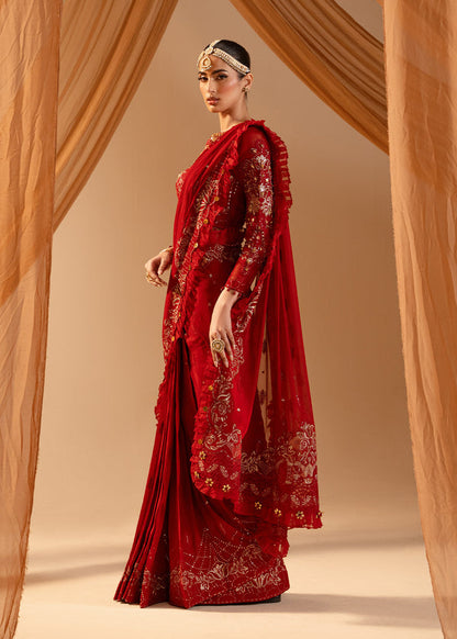Paras by Pasha | Noor -e- Jahan Saree Collection | Laal-e-Jahan
