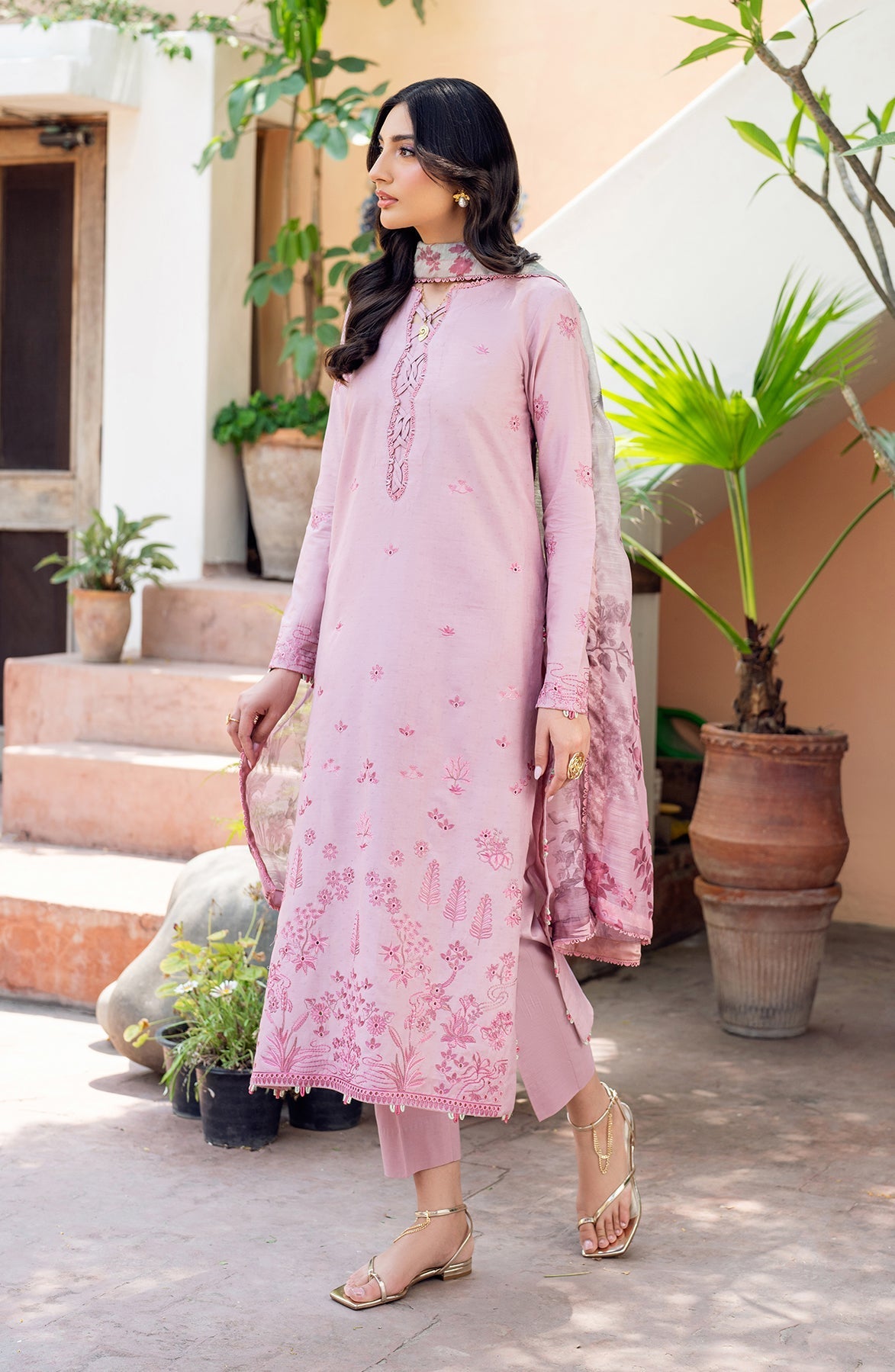 Zarif | Nura Textured Lawn 25 | JEEM