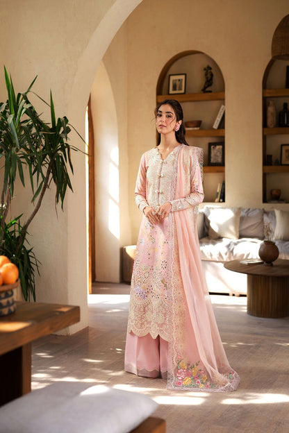 Maryam Hussain | Luxury Lawn 25 | Dimple - House Of Anaya