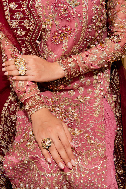 Maria Osama Khan Dastaan Festive Formal 3Pc Suit DS-05 Zari - Riwayat-e-khas