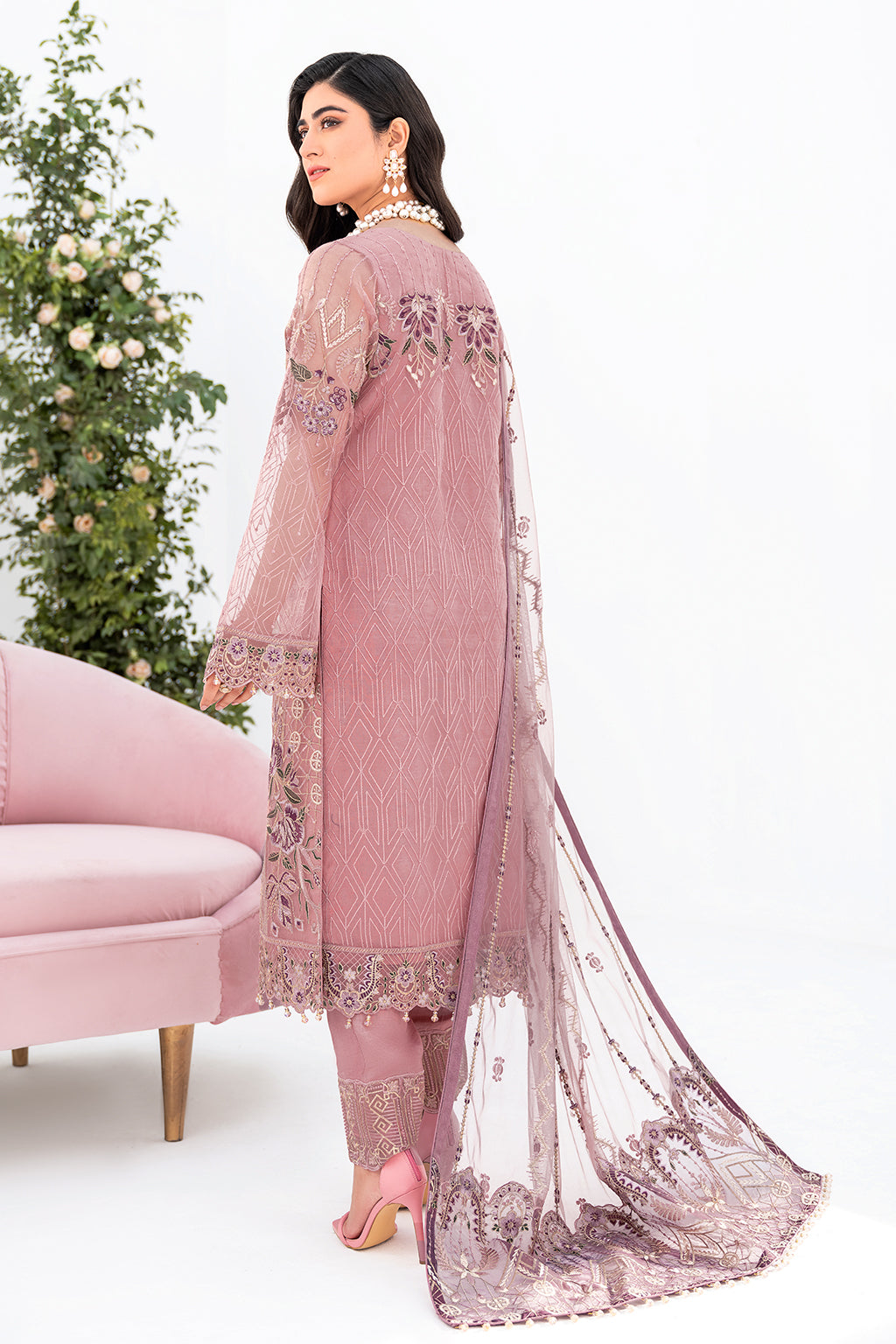 Ramsha | Minhal Organza Collection | M-804 - House Of Anaya