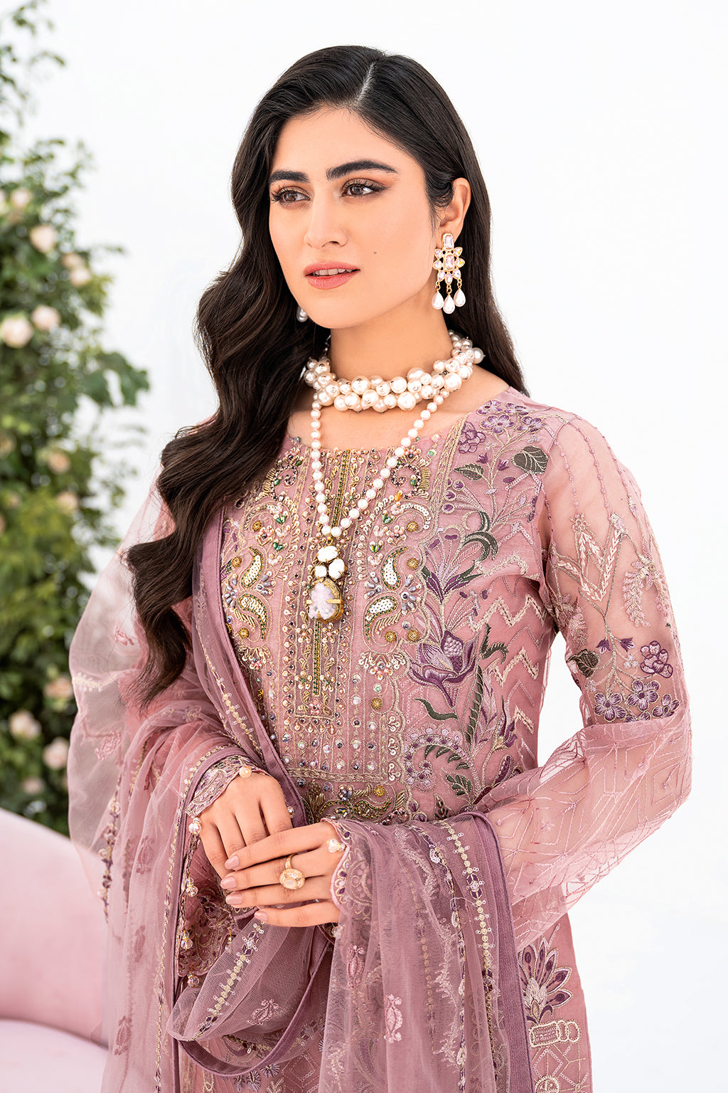 Ramsha | Minhal Organza Collection | M-804 - House Of Anaya