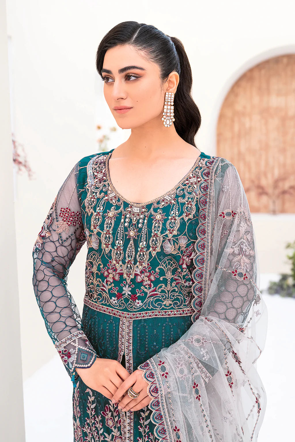RAMSHA | Minhal Net Collection | M-810