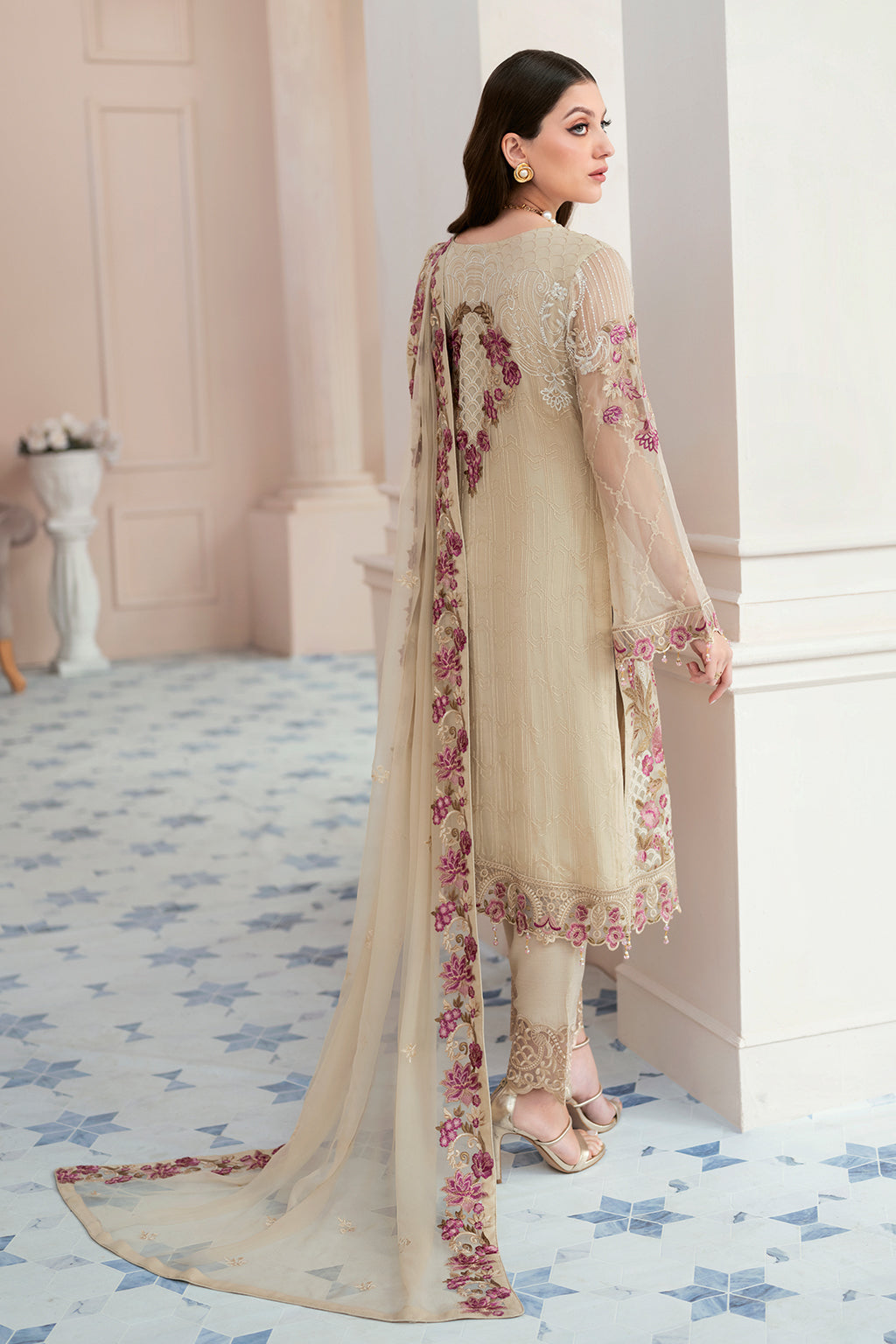 Ramsha | Rangoon Chiffon Collection 24 | D-909 - House Of Anaya