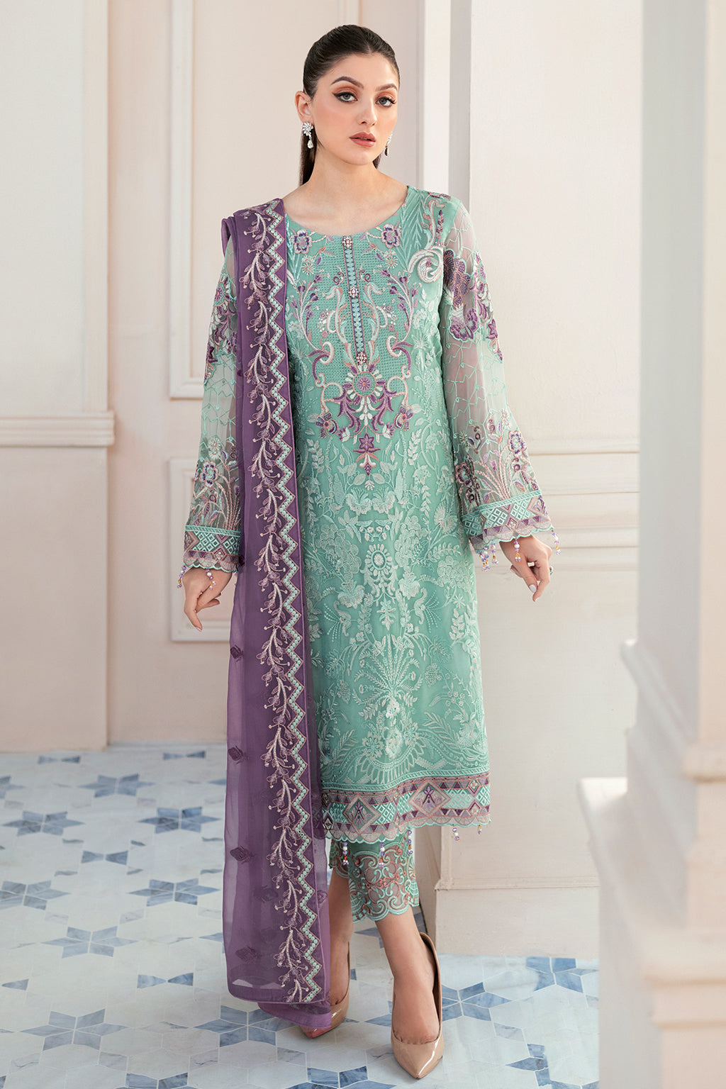 Ramsha | Rangoon Chiffon Collection 24 | D-902 - House Of Anaya