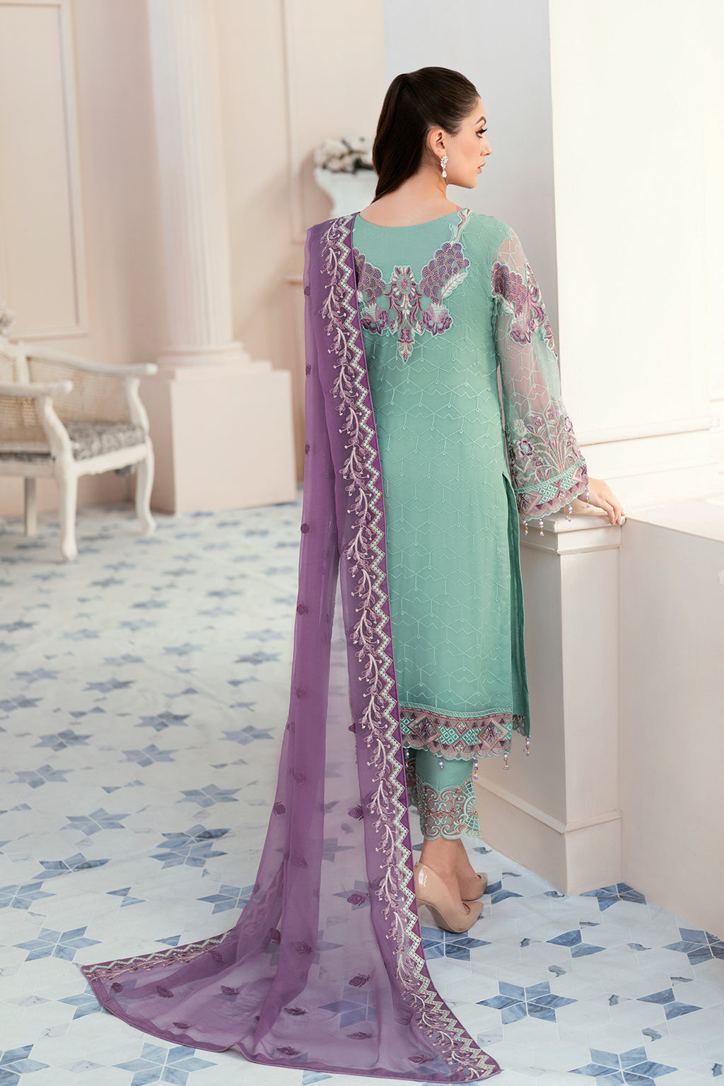 Ramsha | Rangoon Chiffon Collection 24 | D-902 - House Of Anaya