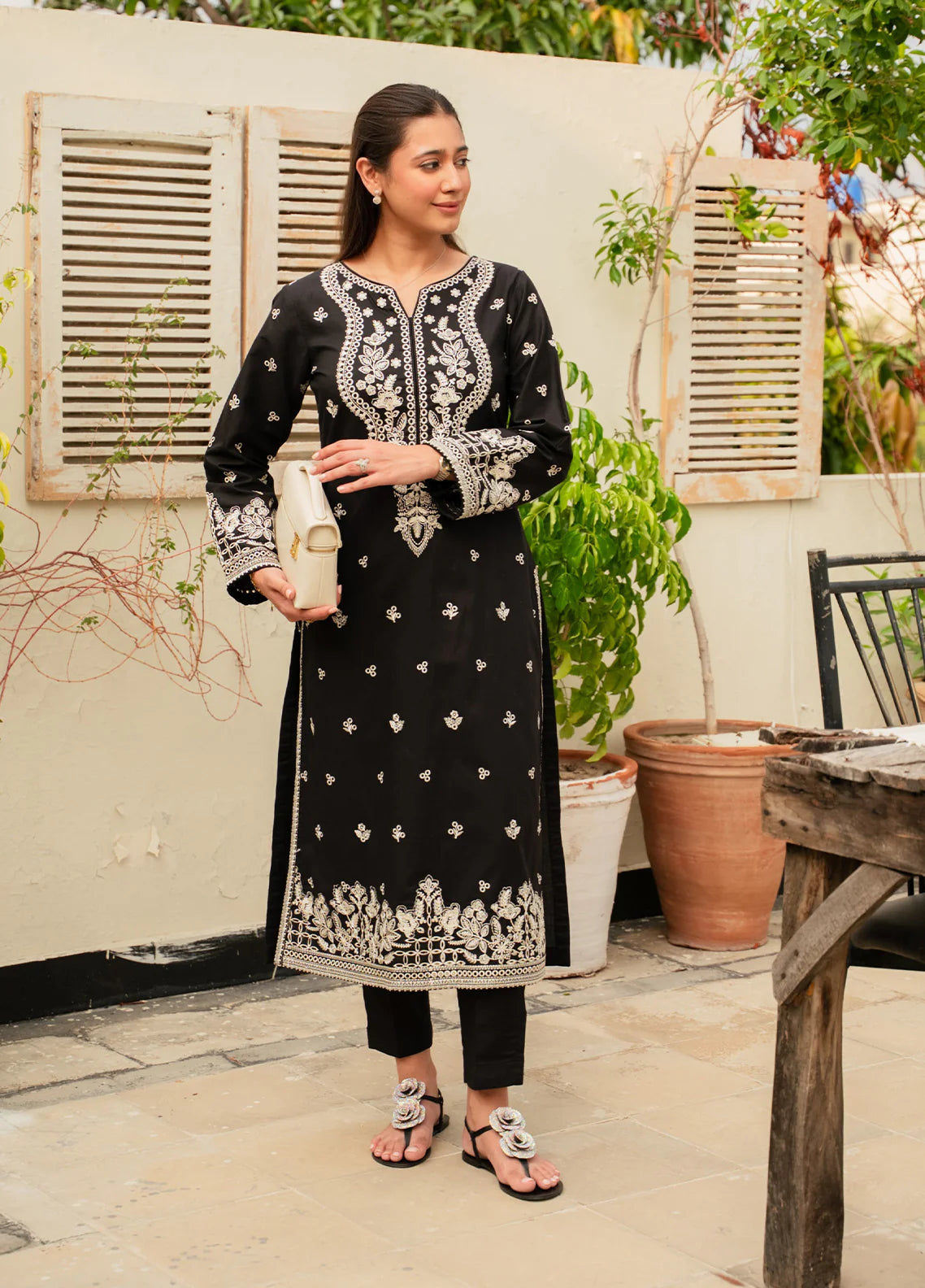 Gulaal | Embroidered Basics | Moonlit Noir