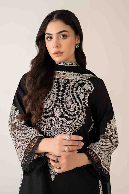 Maria B | Luxury Winter Pret 25 | DW-MN25-12-Black
